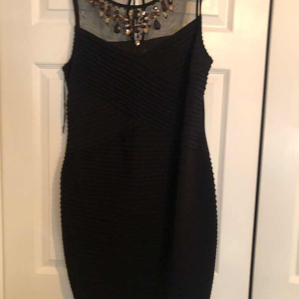Black cocktail dress
